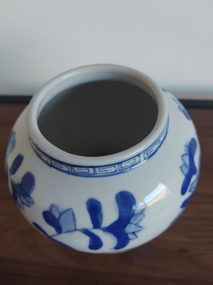 Pot à gingembre ou thé motif chinois céramique - photo numéro 5