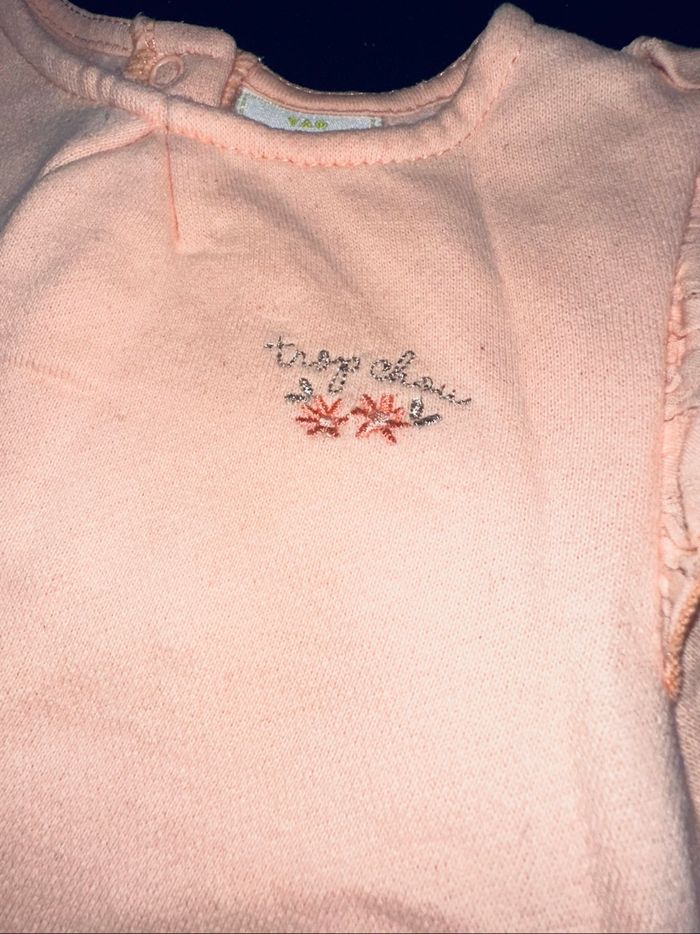 Barboteuse rose saumon - Tape à l’œil 6MOIS - photo numéro 2