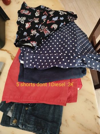 Lot de 5shorts
