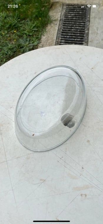 Plat en Pyrex