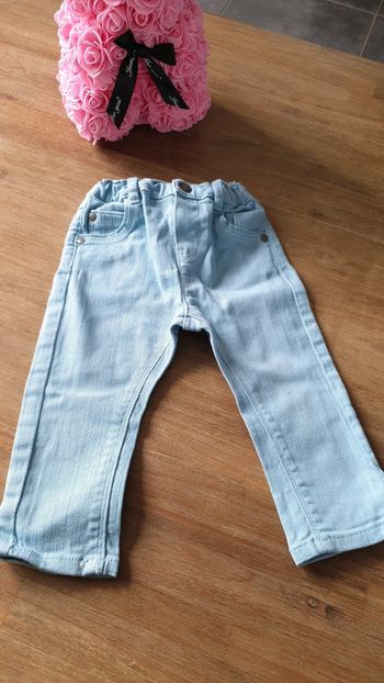 Jean bleu clair obaïbi 12m