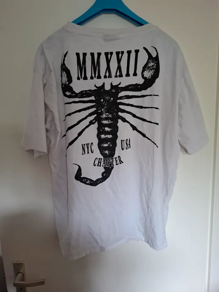 T shirt wit maat 2XL Chapter - photo numéro 2