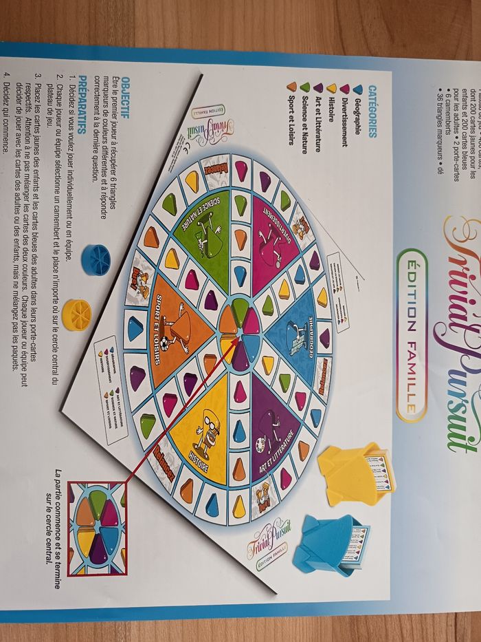 Jeux trivial pursuit enfant- adulte 8-99ans - photo numéro 2