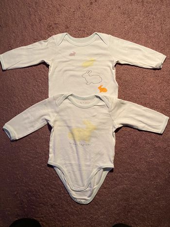 Lot 2 bodies manches longues