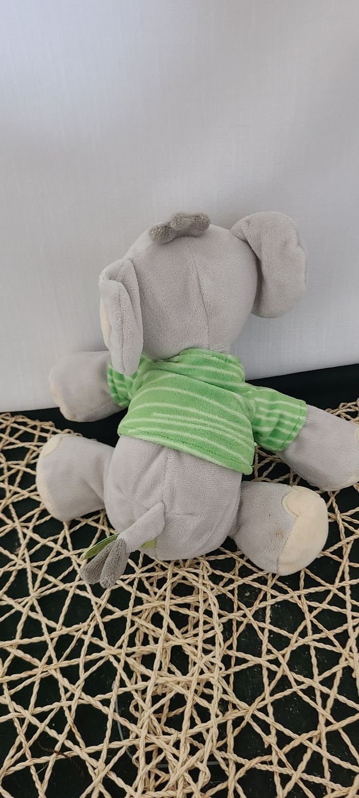 Doudou Eléphant Gris Titoutam - photo numéro 3