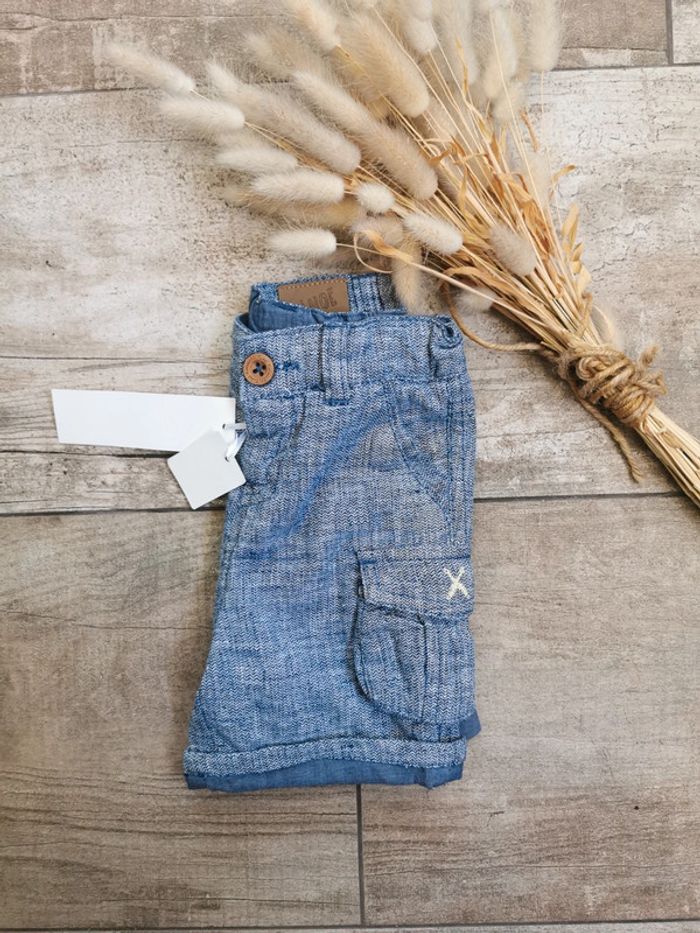 🌺Très joli short Cadet Rouselle 6mois 100%coton Neuf avec étiquette - photo numéro 9
