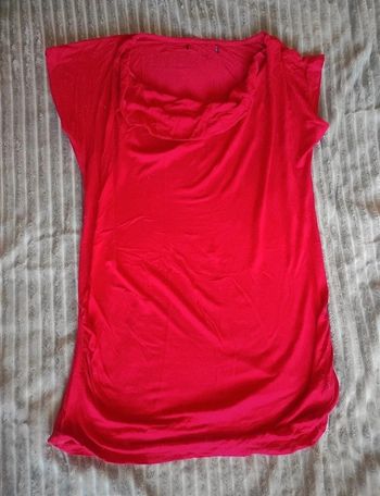 Tee shirt long rouge