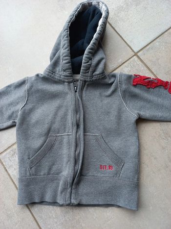 Veste à capuche zippée Tape à l'œil 2 ans