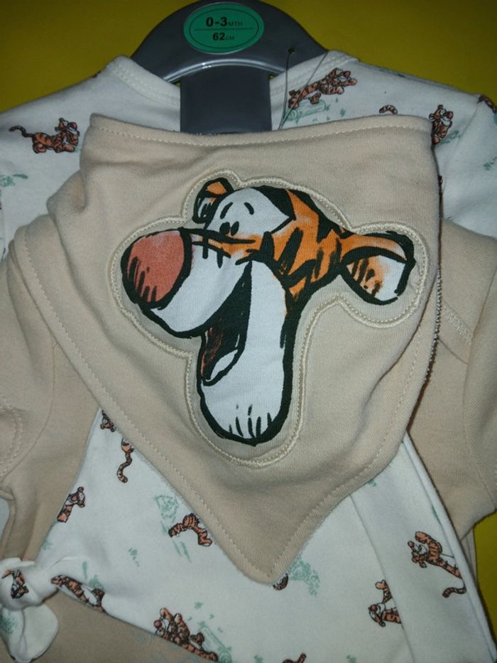 Ensemble 4 pièces garçon en coton disney winnie l'ourson 3 mois - photo numéro 4