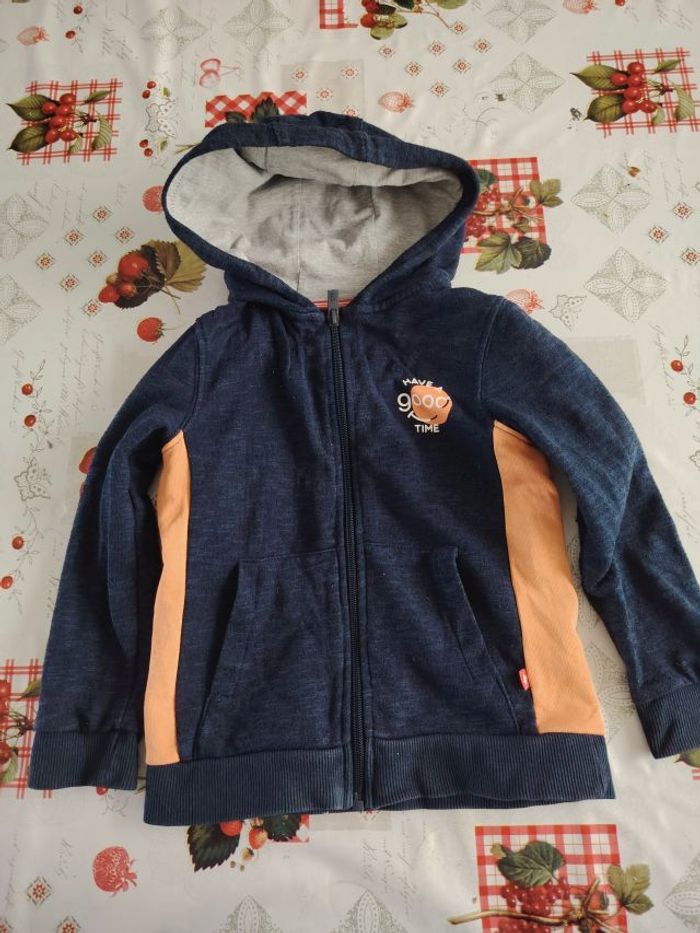 Gilet bleu orange OKAIDI (5 ans) - photo numéro 5