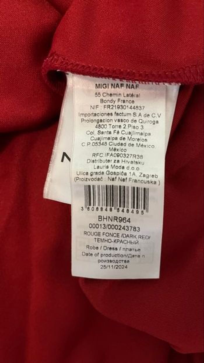 Robe Rouge Naf Naf - photo numéro 8