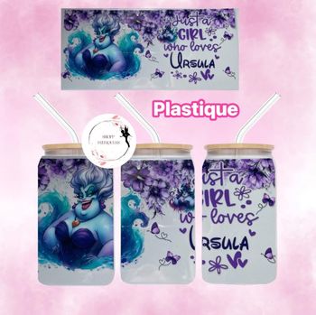 Ursula UV DTF - Gobelet en plastique