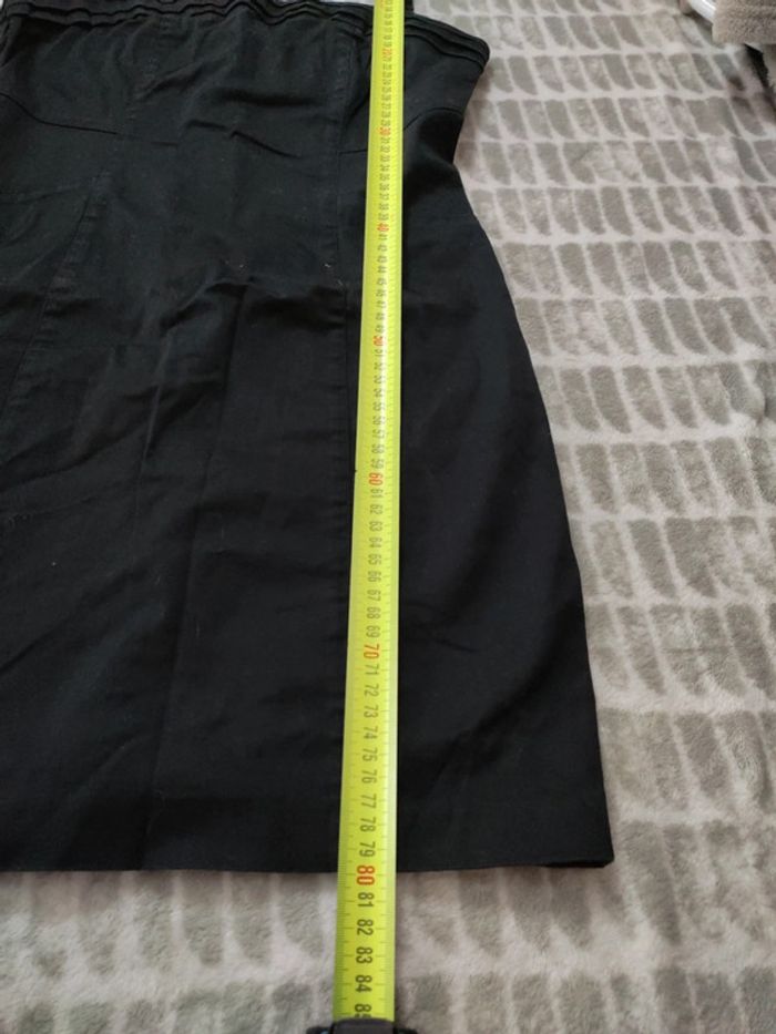 Robe bustier noir courte bretelles réglable stretch Kookaï taille 38 - photo numéro 4