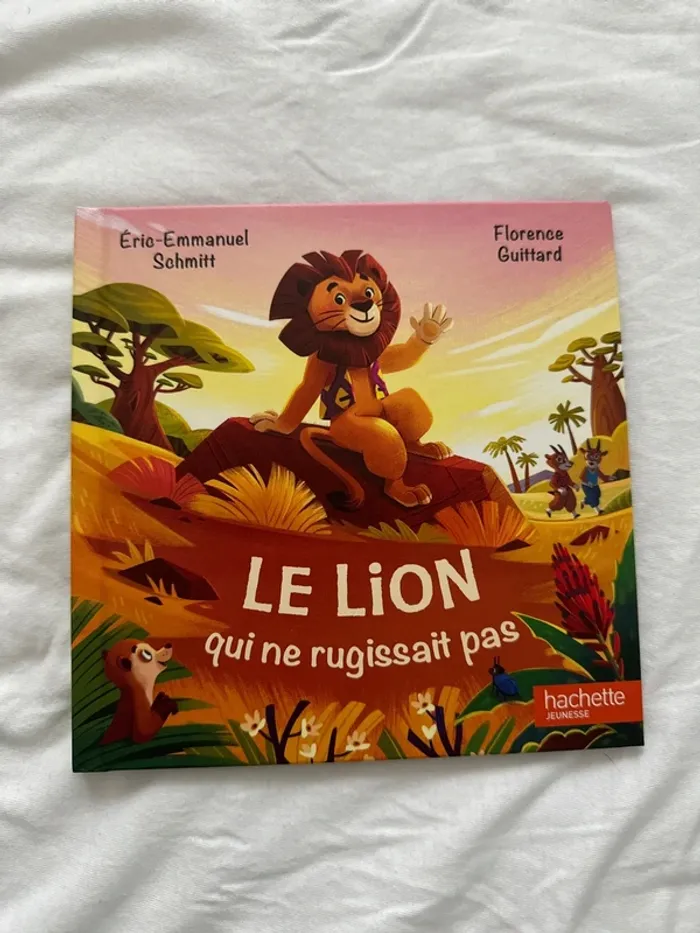 Livre le lion pour enfants