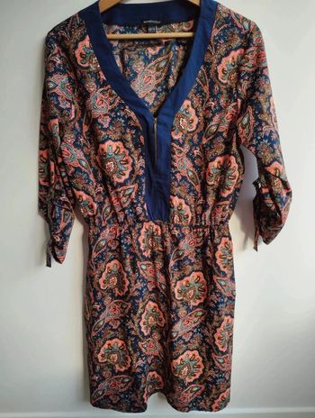 Robe légère à motifs kashmir taille 42