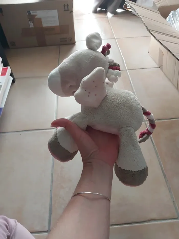Peluche jade la licorne nattou - photo numéro 5