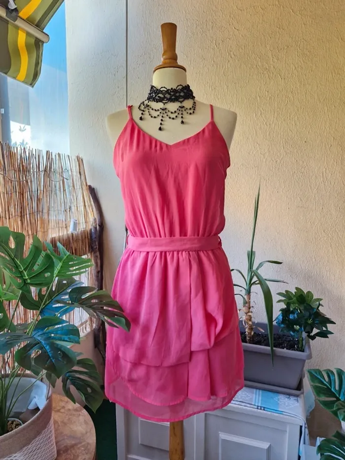 🌸 Robe fluide rose fuchsia Mim 🌸