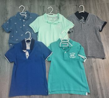 lot de 5 polos 8 ans Okaidi