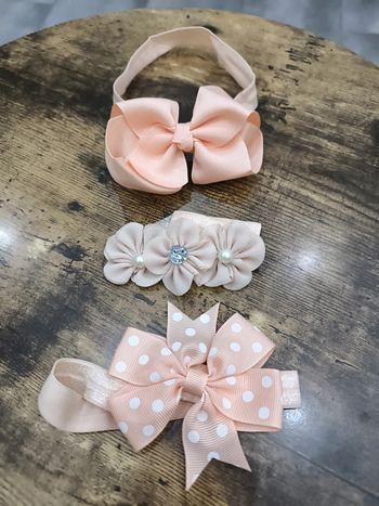 Lot de 3 bandeaux , serre tête bébé pour occasion neuf