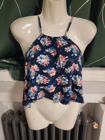 Débardeur femme à fleur hollister taille s
