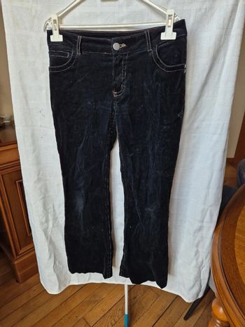 pantalon velours camaieu taille 42