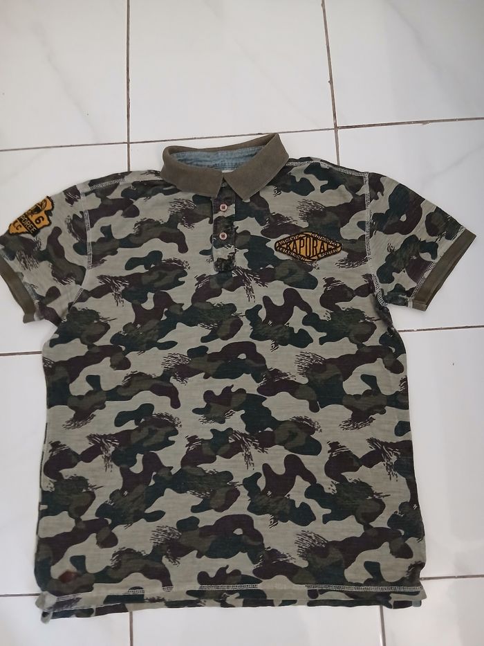 Polo homme taille L tres bonne etat marque kaporal - photo numéro 3