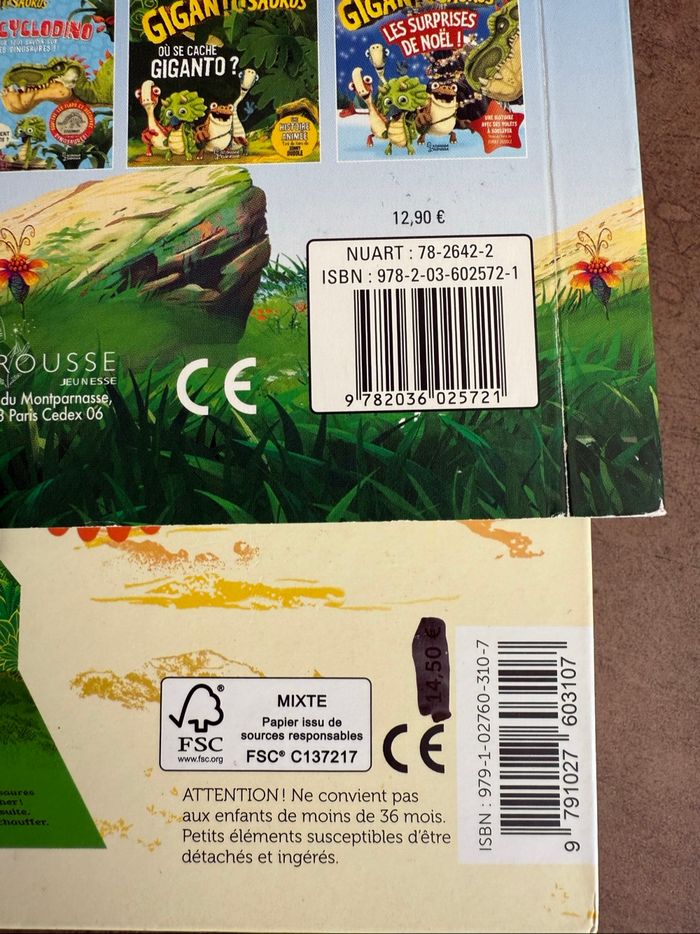 Lot livres dinosaures - photo numéro 3