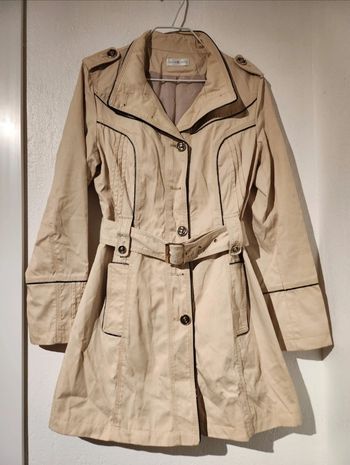 Manteau trench beige