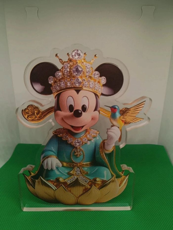 Décoration 2d mickey couronné disney - photo numéro 2