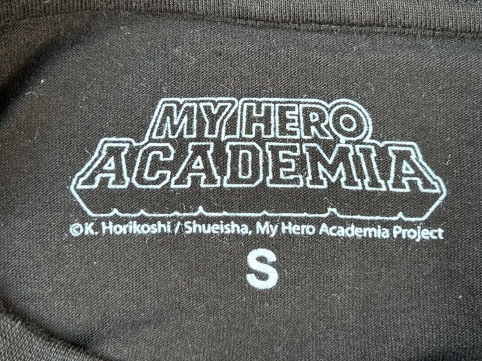 Tee-shirt court noir My Hero Academia - Taille S - photo numéro 3