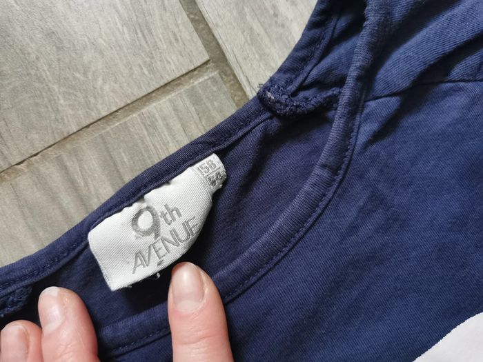 T-shirt bleu marine 9th avenue manches longues - photo numéro 3