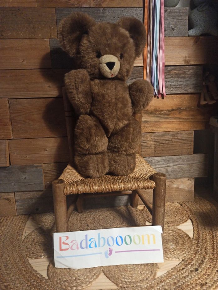 Peluche ours articulé vintage Tbe - photo numéro 6