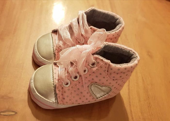 Baskets motifs cœurs 💝