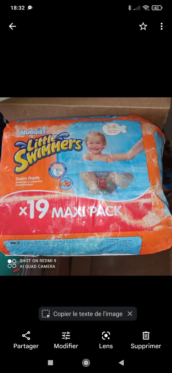 Couches de bain maxi pack