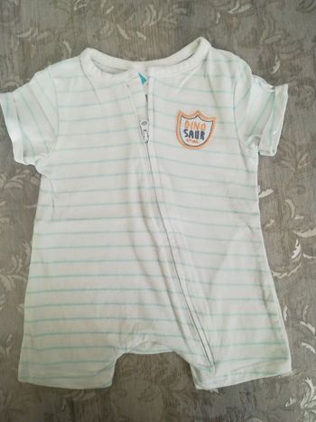 Barboteuse 1 mois garçon