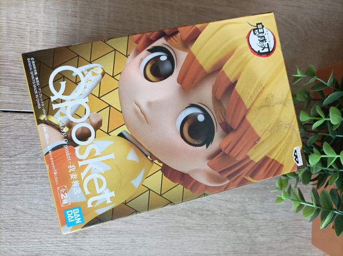 Figurine Zenitsu Agatsuma Demon Slayer Kimetsu no yaiba banpresto qposket Bandai - photo numéro 5