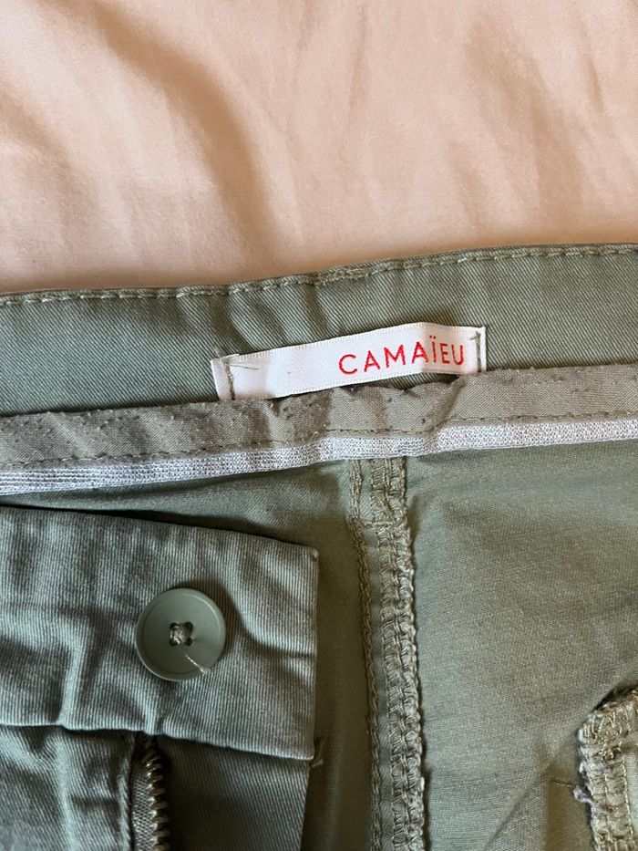 Pantalon vert taille 44 Camaïeu - photo numéro 2
