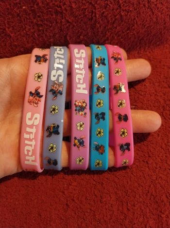 Bracelets en silicones stitch 1e pour 1