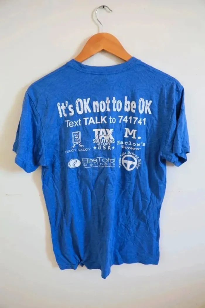 C36 t-shirt bleu Next Level M - photo numéro 2