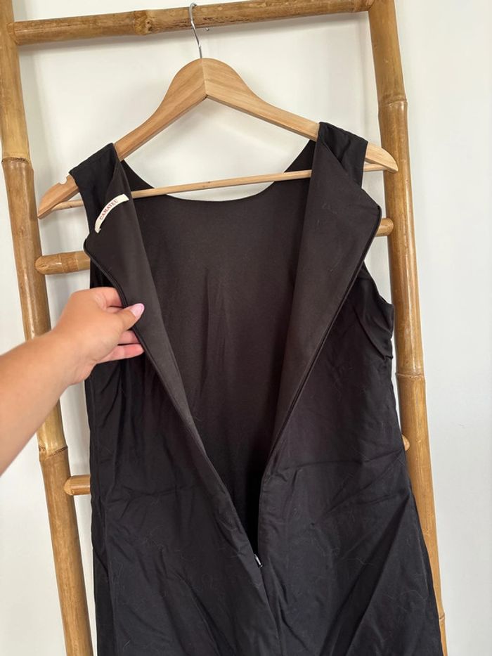 Robe noire avec broderies Camaïeu taille M - photo numéro 8