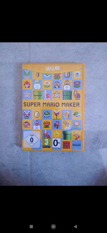 Super Mario maker Wii U