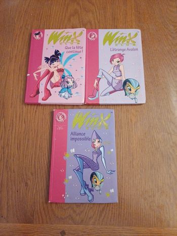Lot de 3 livres Winx Club