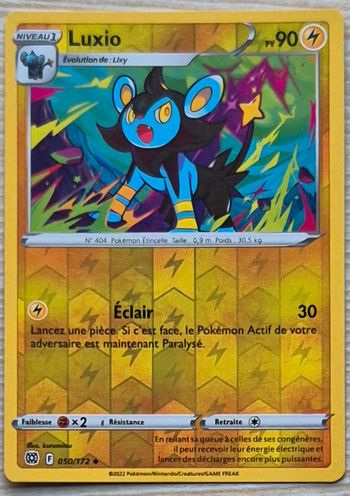 Luxio reverse Stars Étincelantes