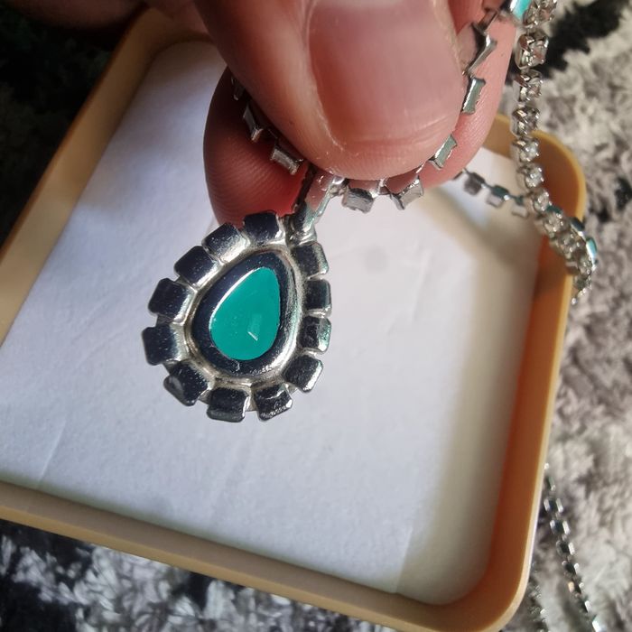 Collier En argent et emeraude Verde - photo numéro 6