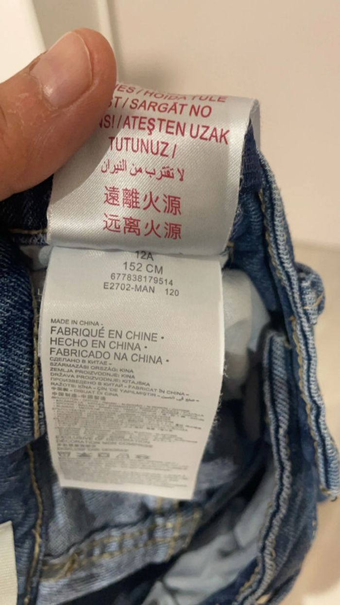 Levi's bleu – 11/12 ans, casual & confortable - photo numéro 5