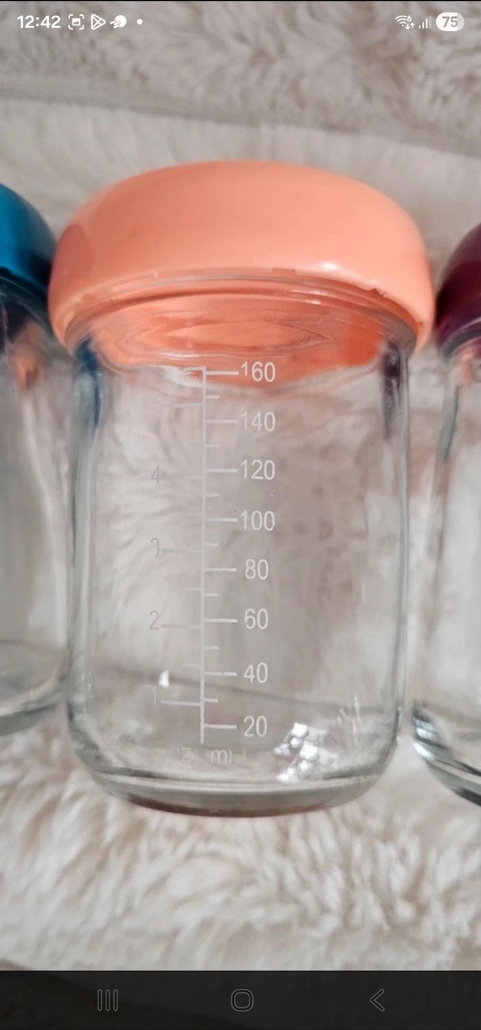 Lot de 4 grands pots en verre Babybols babymoov - photo numéro 7