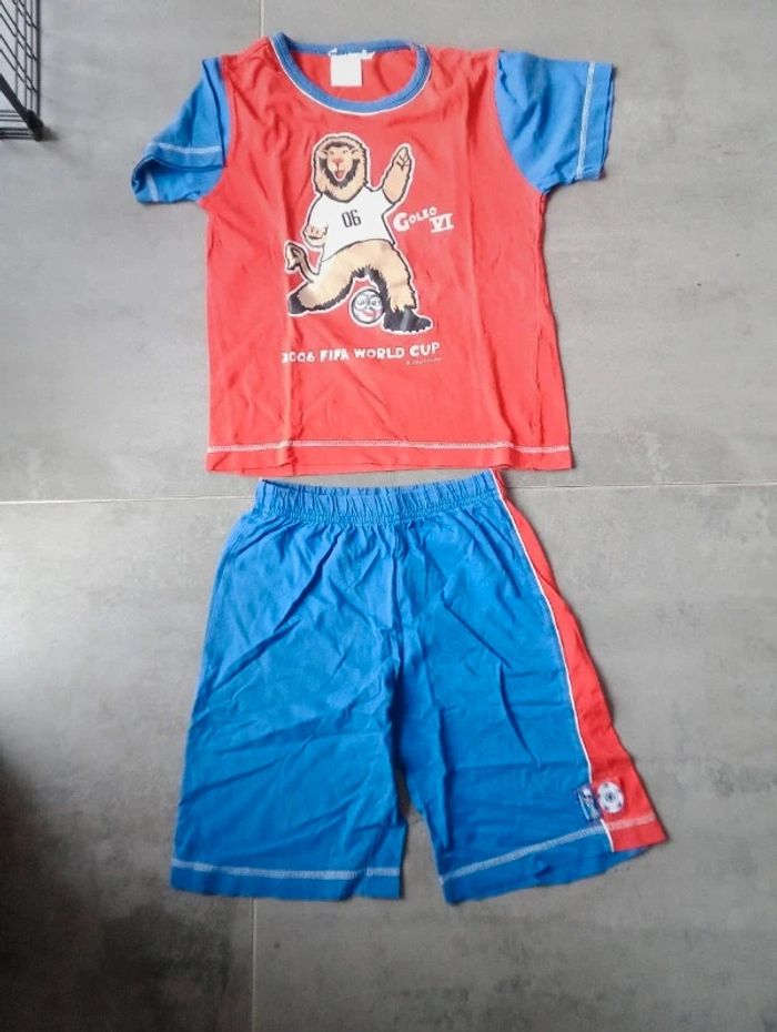Ensemble 2 pièces - Pyjama - Pyjashort - Garçon 6 ans