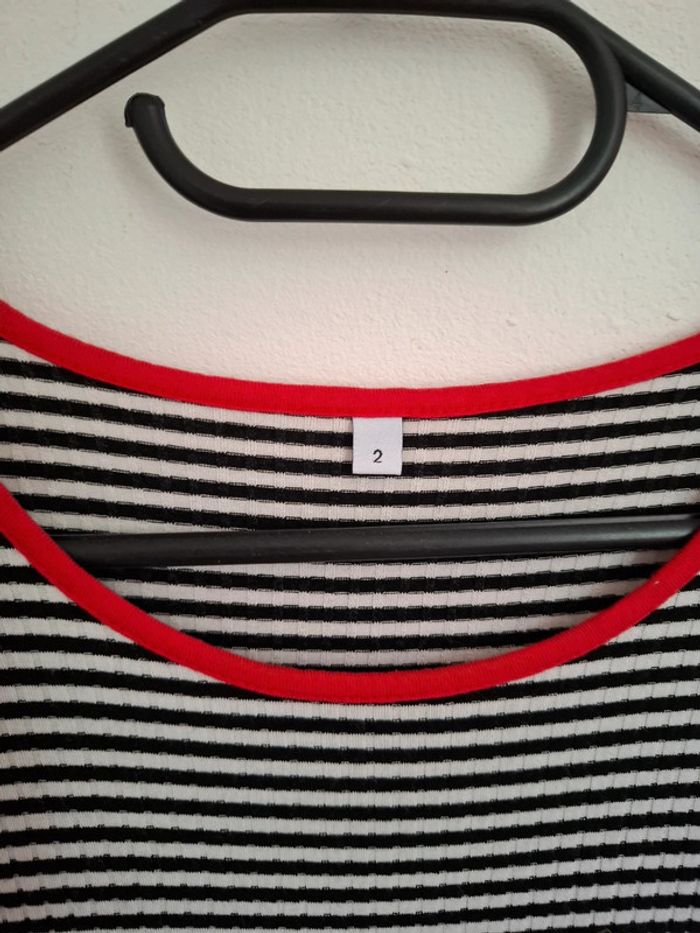 Haut a rayure, femme S - photo numéro 3