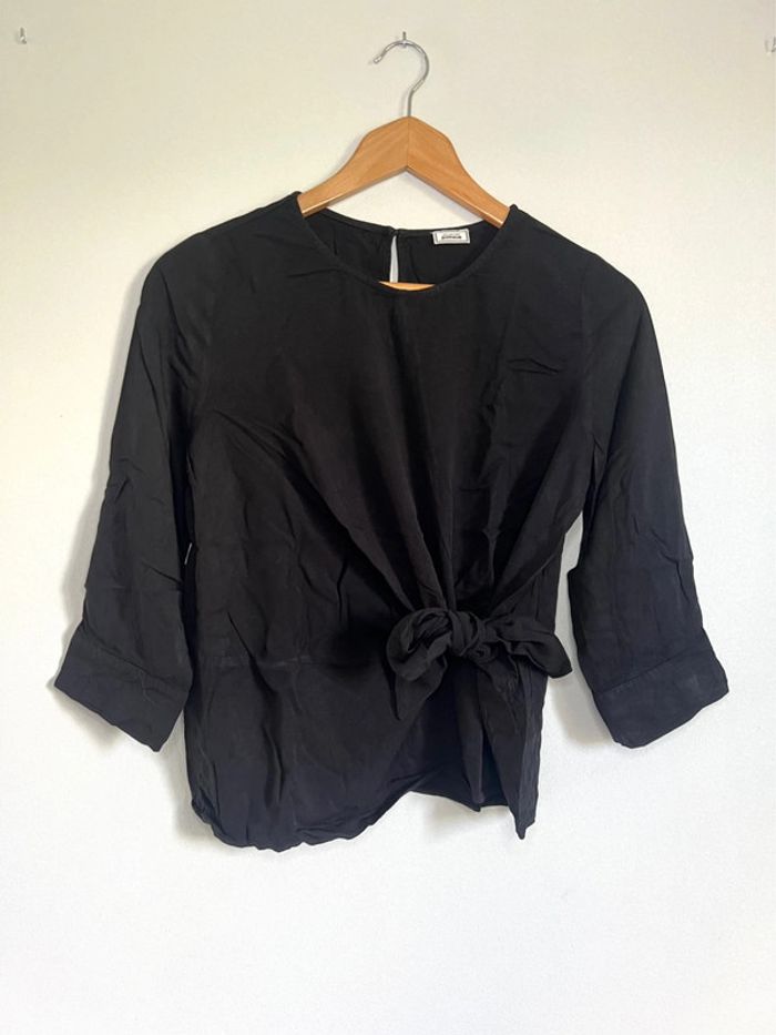 Blouse manches 3/4 Pimkie noir