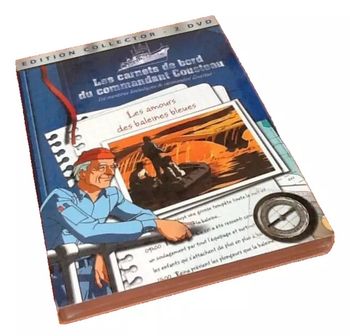 Editions Collector 2DVD  Les carnets de bord du commandant Cousteau Le des Baleines bleues